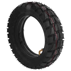 Dilwe Tire and Inner Tube, 10in Electric Scooter Tire with Inner Tube Inflatable Rubber Tyre Replacement 255×80
