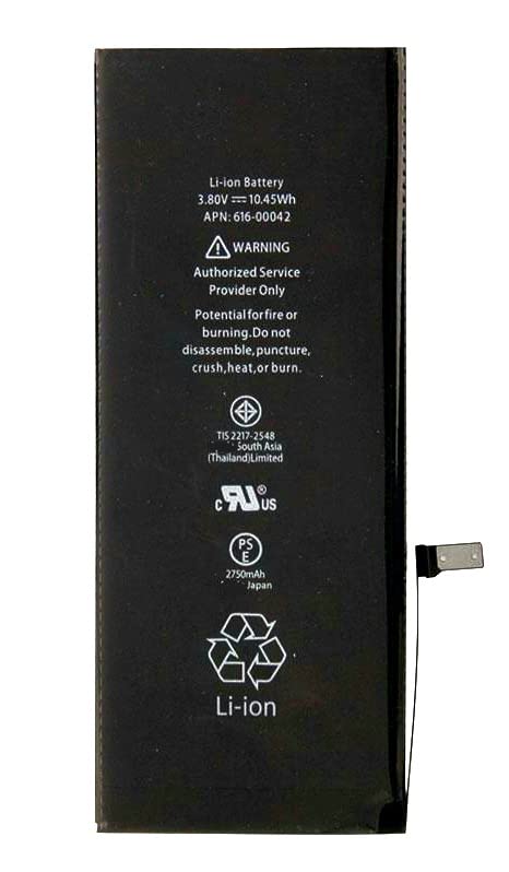 Image of The Black Store 2750mAh Replacement Part Compatible for iPhone 6s Plus A1634 A1687 A1690 A1699 with 6 Months Warranty