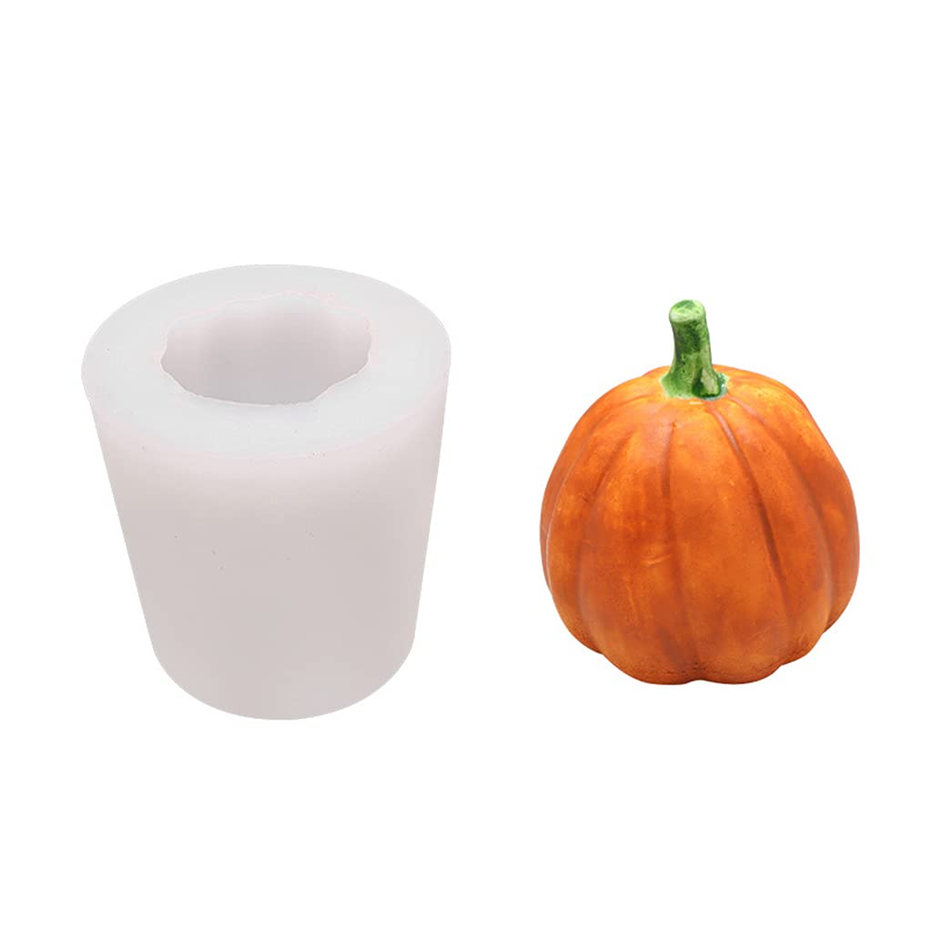 Buxuaaaa Pumpkin Shape Silicone Mold Special Shape for Creative Halloween Decoration Making Suppl Halloween Cake Silicone Molds for Baking