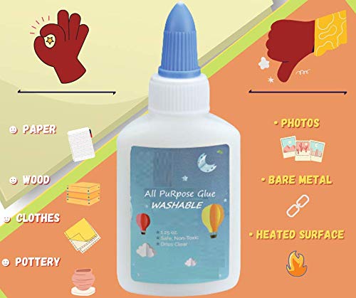 1InTheOffice Washable School Glue, Premium-Quality Glue, White, 1.25 Oz 12 / Box 2 41 Z1Ac4nzL