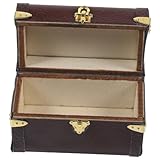 Valise miniature mini maison : sa surface lisse garantit que cette mini valise vintage au toucher est confortable pour jouer.