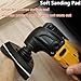 FOWOK 89Pcs Oscillating Tool Sanding Pads Kit 2Pcs Triangle Sanding Pads and 2Pcs Interface Pad 85Pcs Multitool Sandpaper Fit for Finishing Detail Sanding -FOTS89