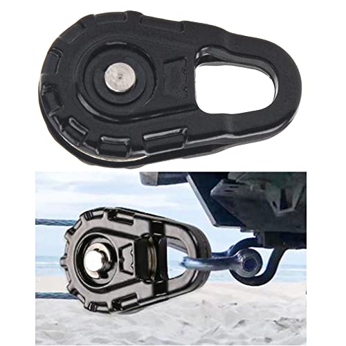 Hircqoo RCSZJ024 1/10 Rc Crawler Winch Snatch Block Metal Pulley Compatible cover