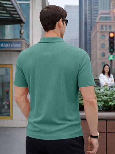 Image of Noble Monk Men's Regular Fit Polo T Shirt |Half Sleeves |Collar Tshirts | Casual T-Shirt