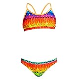 Funkita Mädchen Racerback Two Piece Wing It Bikini (AUS 10/152)
