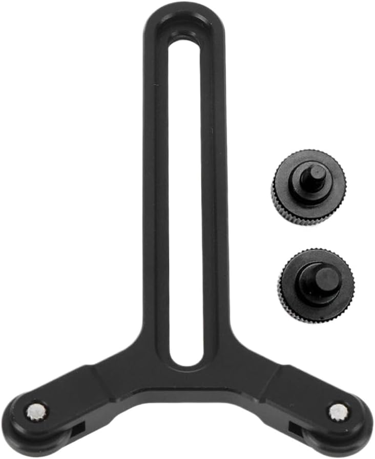 Y Shape Camera Extended Lens Support Bracket Height Adjustable Compatible with RS3 Plate Lens System
