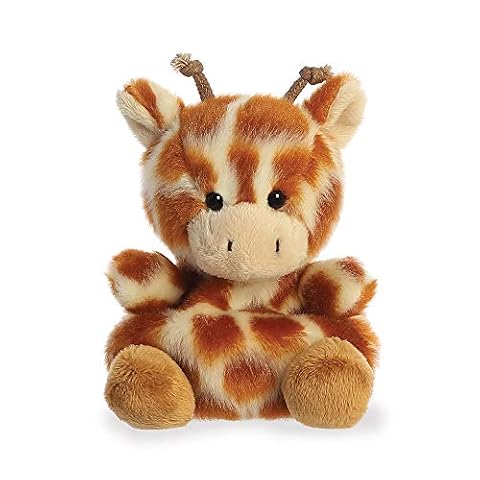Aurora 33476 Palm Pals 33477 pluszowa zabawka, żyrafa, 12,7 cm, wielokolorowa