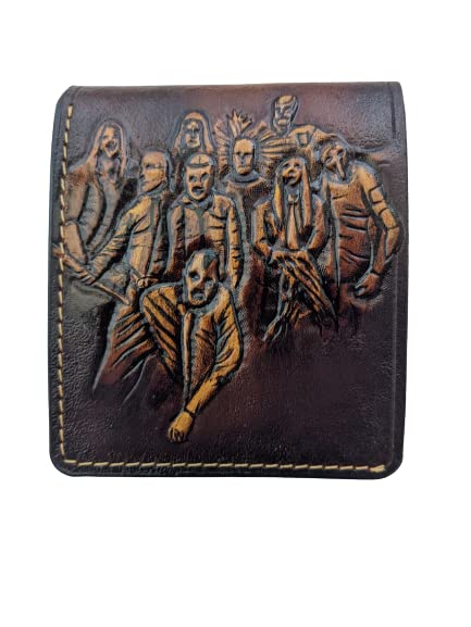 Rock Wallet, Leather Wallet, 3D Genuine Leather Wallet, Hand Carved, Leather Carving, Carving Wallet