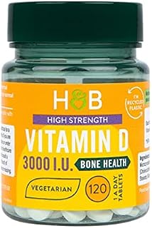 Holland & Barrett Vitamin D 3000 I.U. 75ug 120 Tablets