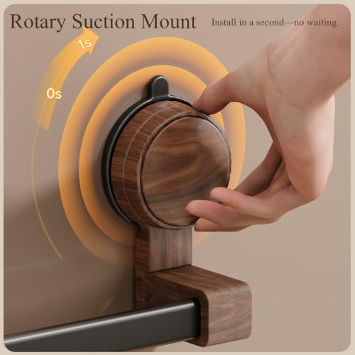 Porte-serviettes mural sans perceuse pour optimiser une petite douche