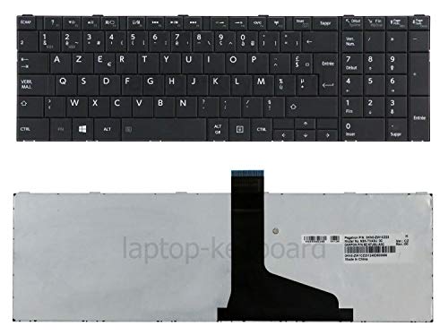 Original AZERTY francés teclado Toshiba C850 L850 C870 C855 L855 L870 P850 P855 L850 – 12 K L850 – 1HL L850 – 10 W L850F33 W L850F33Y l850f33 X L850F33 V