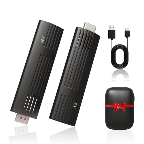 Echofy Wireless HDMI Transmitter and Receiver 165ft/50m,4K Decode 1080P 2.4G/5G Plug&Play Portable HDMI Wireless,for Streaming Video and Audio to Monitor from Laptop/TV Box/ PS5/ Xbox