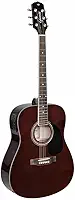 Violao Eletrico Aco Gd-1 Eq Twd Darkwine