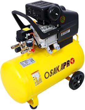 4.5HP Portable 13 Gallons Oil-Lubricated Air Compressor Tank Ultra Quiet Horizontal Tank Adjustable Pressure with Built-in Wheel