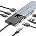 Produktbild USB C HDMI Hub, WAVLINK SSD Case M.2 NVME/SATA 8-IN-1 Docking Station USB C mit 4K HDMI 60Hz, USB-A/C 3.2 Gen 2 10Gbps, PD 100W für Windows Mac