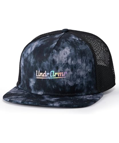 [A_[A[}[] UA BASEBALL CAP Black Iridescent ONESIZE
