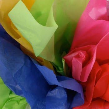 Miniatura 2 de Bolsa de papel de seda multicolor para regalo, 24 hojas de 20 x 20 pulgadas, fabricada en Estados Unidos