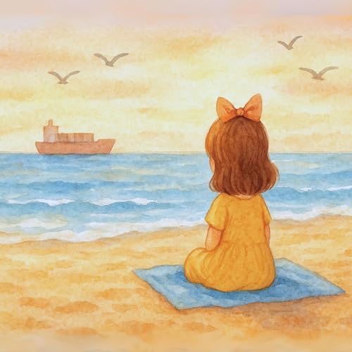 [Hist&oacute;ria para dormir] 🌊✨ A Menina e as Ondas 🐚💤