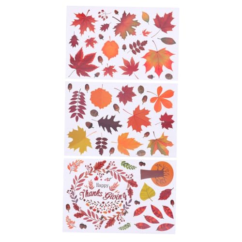 BAZEITFLOW Pegatinas Adhesivas de Hojas de...