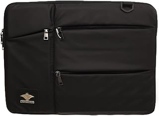 Generic MANTARAY Waterpoof Laptop Pocket Sleeve With Shoulder Strap And Two Zipper Pocket For Laptop 15.6 Inch - Black
