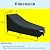 Ruikyhom Lounge Chair Cover 80"L x 28"W, Chaise Lounge Covers Outdoor Waterproof, Heavy Duty Lounge Chair Covers for outside, Fits up to 30" Hight, Outdoor Furniture Cover Black Grey