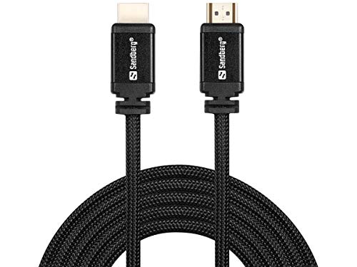 Sandberg 509-00 kabel, HDMI 2.0 19M-19M", 4 m svart