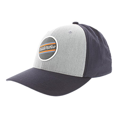 TravisMathew Runt Fitted Hat (Blue Nights, Large/X-Large)
