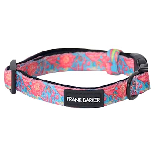 Medium Adjustable Floral Patterned Dog Collar, Splosh Frank Barker 1pcs Dog Collars, Polyester Dog Accessories