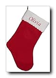 12" Personalized Felt Chrismas Stocking