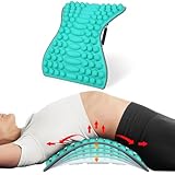 Back Stretcher for Lower Back, Unlimited-Level Adjustable Waist Cracker for Men & Women Stretching, Lumbar Cracking Device for Muscle Tension Soothing and Relaxing