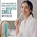 Ollie Fluoride Free 10% Nano Hydroxyapatite Toothpaste for Remineralizing Enamel, Sensitive Teeth & Whitening, Clean Mint 4oz (Pack of 1)