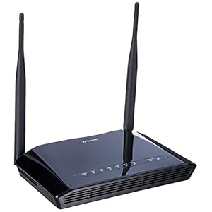 Modem e Roteador D-Link DSL2740E 300Mbps - Preto