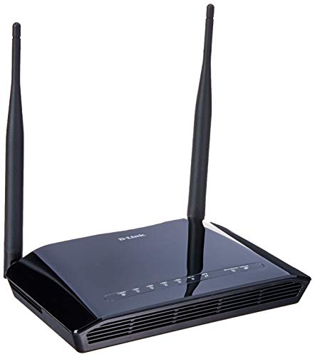Modem e Roteador D-Link DSL2740E 300Mbps - Preto