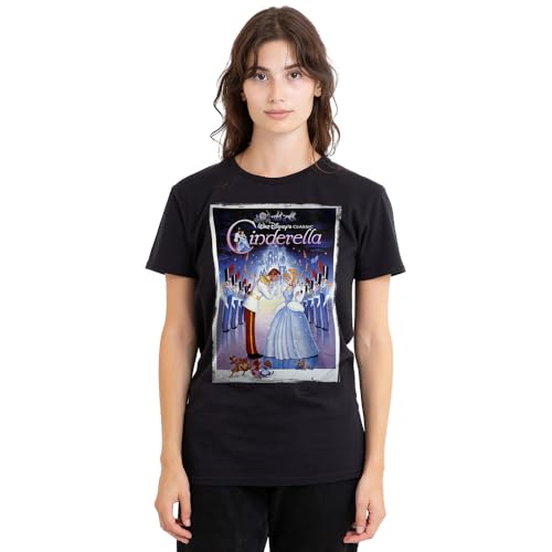 T Shirt Cinderella Poster Noir : Réveillez l'Esprit Rock Retro en Vous
