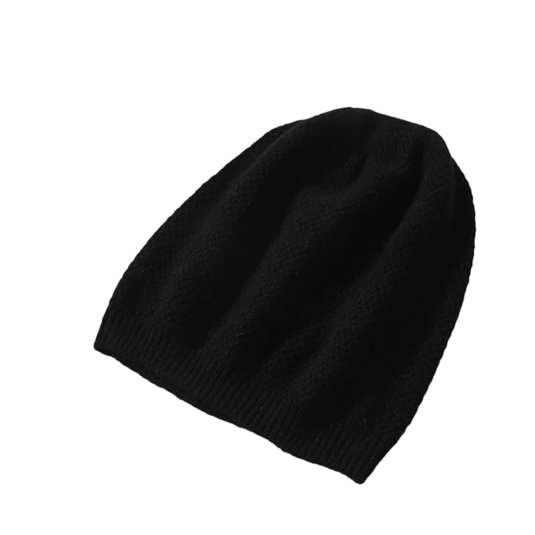 Wvapzxx 100% wełniana damska czapka zimowa dzianinowa ciepła miękka kaszmir czapki narciarskie Bonnet Skullies czapka