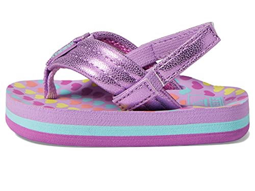 Image of REEF Girls Toddler /Little Kid Ahi Beach Flip Flop, Soft Cushion Footbed, Water Friendly