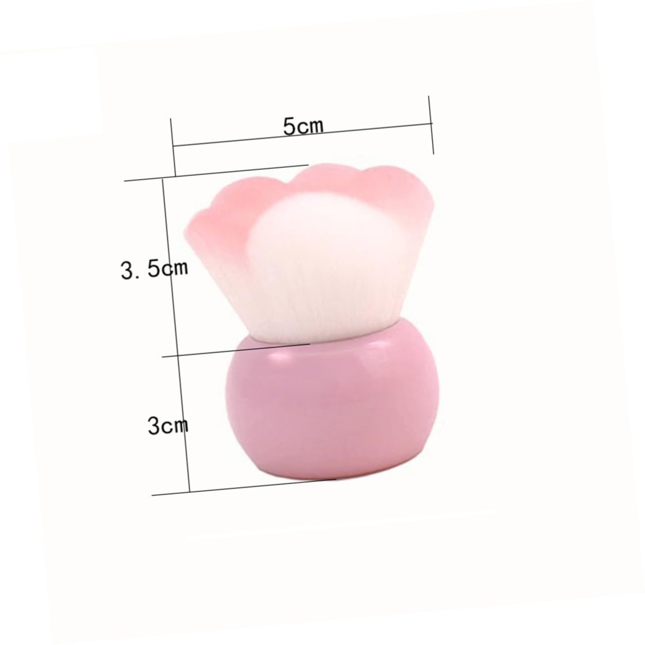 TOVINANNA Cat Paw Makeup Brush Soft Professional Pink Makeup Brushes Makeup Brush for Women Ladies Girls Washable Reusable