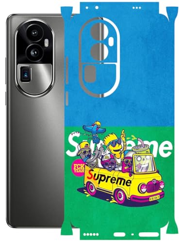 Image of AtOdds - Full Body Back Screen Guard Protector Film - Lamination Wrap Skin Sticker Compatible with Oppo Reno 10 PRO Plus | Scratchproof Matte Finish (Simps)