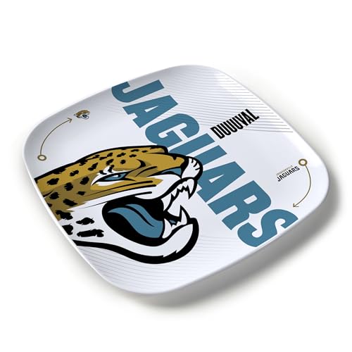 YouTheFan NFL Jacksonville Jaguars Large Party Plate