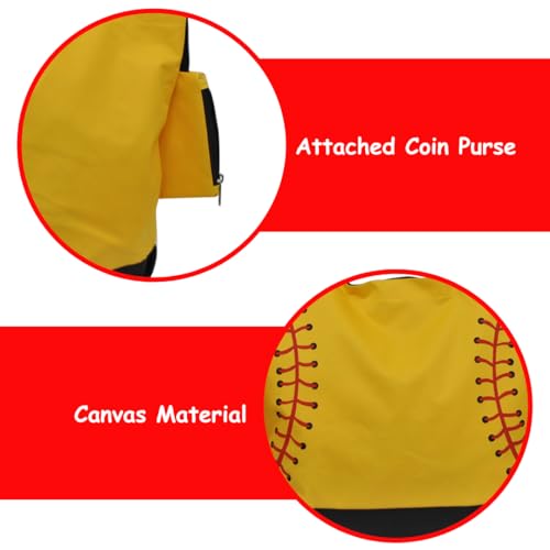 Image of NGIL Medium Top Zipper Closure Canvas Tote Bag with Attached Matching Coin Purse For Moms and Nurses