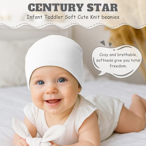 Image of Century Star Kid's Soft Slouchy Beanie Hat Toddlers Winter Cute Cuff Baggy Hip-hop Hat Boys Girls Youth Knit Skull Cap