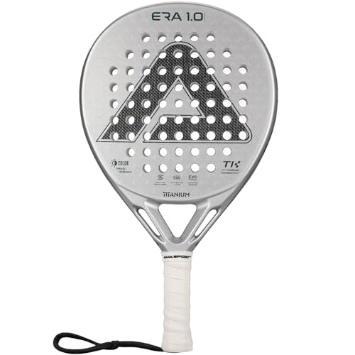 AMA SPORT ERA 1.0 Padel Racket Titanium Carbon Fiber Surface...