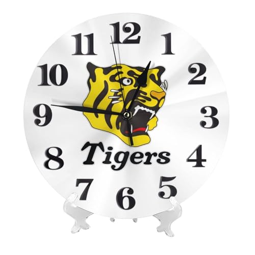 阪神タイガース (1) 掛け時計 おしゃれ 北欧 壁掛け時計 静音 自宅 寝室 部屋飾り 贈り物 インテリア 大数字 直径25cm 非電波 アニメ キャラクター かわいい プレゼント