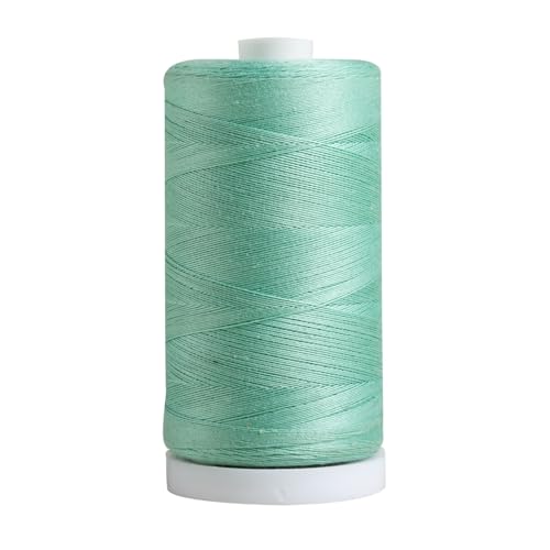 Connecting Threads Green 100% Cotton 1200yd Thread for Sewing Machine