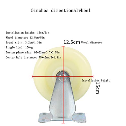 Roues directionnelles avec freins pour stabiliser vos petits chariots instables - 3