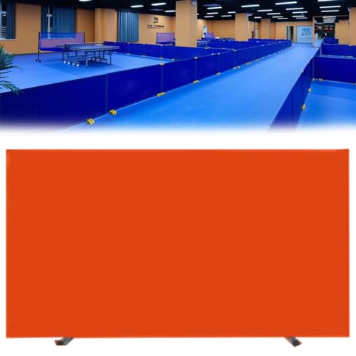 Table Tennis Barrier, Foldable Ping Pong Court Dividers with Galvanized Frame for Easy Ball Pickup, 2 Pack
