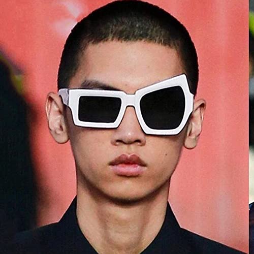 Asymmetrical Sunglasses Women Vintage Sun Glasses For Men UV Protection Shades2