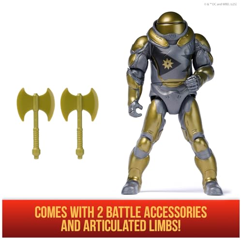 DC Comics, Superman, Hammer of Boravia Epic Strike Action Figure, 6-Inch Tall, Authentic Movie Styling, Includes 2 Accessories, Kids Toys for Boys and Girls Ages 4 and Up