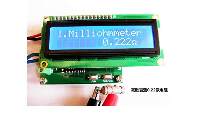 HR390 Milliohm Meter Low Resistance Tester Ohmmeter to Measure Resistance Value