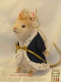 アンティーク1920年代ねずみぬいぐるみマウス人形車輪付き